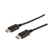 Digitus AK-340100-020-S 2 M Display Port to Display Port Erkek-Erkek DP1.2 Kilit Mekanizmalı Kablo