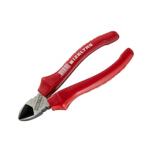 İzeltaş Yan Keski Opak Seri, 160 Mm, Alaşım Çelik, Kırmızı