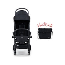 Bumprider Connect³ Bebek Arabası Black & Black + Yan Bakım Çantası