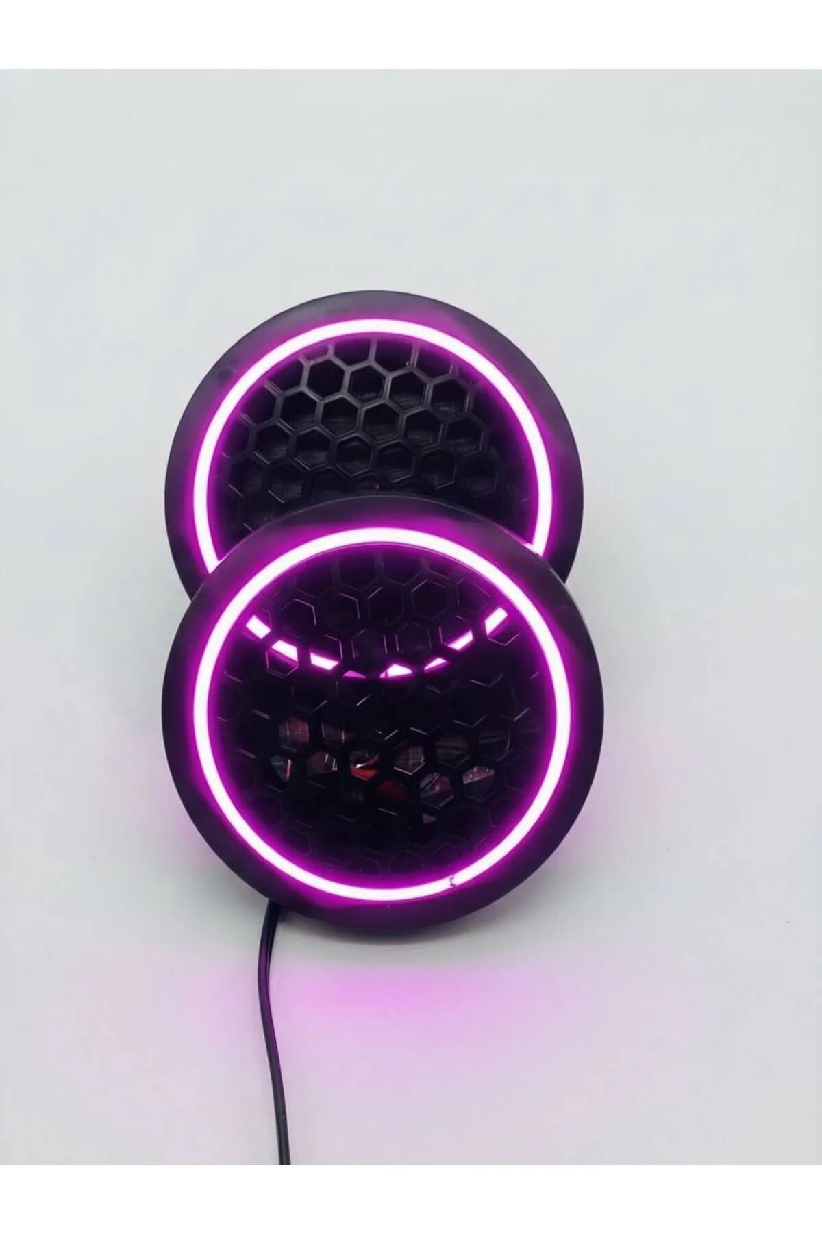 16cm Pembe Ledl Hoparlör Kapağı