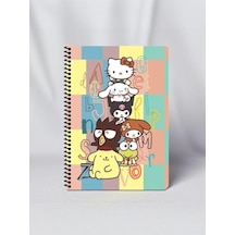 Keskin Color Hello Kitty And Friends A4 Spiralli 80 Yaprak - Harfler