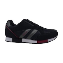 Lescon Boston 5 Erkek Siyah Bağcıklı Sneakers Spor Ayakkabı Siyah