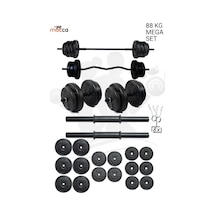 88 Kg Z-Barlı MEGASET Halter Seti Ve Dambıl Seti ,Ağırlık  Seti, Fitnes