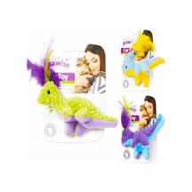 Pawise Meow Meow Life Dinosaur Peluş Köpek Oyuncağı Çok Renkli