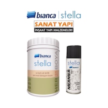 Stella Set Boya Beyaz + Siyah Mermer Efekti Diğer