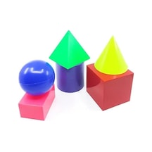 Geometrik Cisimler Seti Büyük Boy Çok Renkli