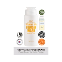 Derma Factory %10 C Vitamini İçeren Toz Enzim Peeling Derma Factory Vitamin C Powder Wash Yüz Peelingi 50gr