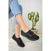 Nesil Shoes Sdf 702 Siyah Kot Anatomik Kadın Ayakkabı-siyah Kot