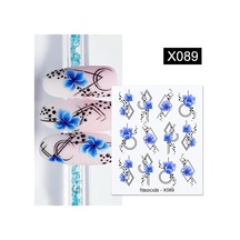 Su Transferli Nail Art Sticker X089 52340-9