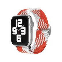 Mey İthalat Watch 42mm Star Kordon - Beyaz-kırmızı Diğer