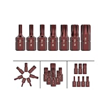 Rico 10 Adet T55 Torx Bits Uç Kısa Boy 30mm