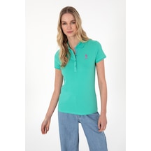U.S. Polo Assn. Kadın Mint Basic Polo Yaka Tişört 50300896-VR090 U.S. Polo Assn. Kadın Mint Basic Polo Yaka Tişört 50300896-VR090