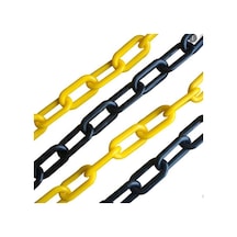 Force Chain 8 Mm 10 Mtr. Sarı Siyah Plastik Zincir