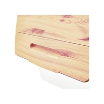 Tr Motek Bambu Tekerlekli Organizer Çok Amaçlı Saklama Kutusu 2x12 Lt Genel