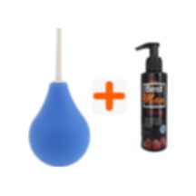 Truva Shop Anal Douche 160 ML Anal Temizleme Pompası+ Cabs 150 ML Kaydırıcı