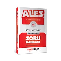 Yediiklim 2027 Ales Sözel Yetenek Tamamı Çözümlü Soru Bankası Yediiklim Yayınları