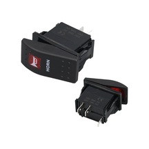 Powermaster Korna Sembollü Işıksız Yaylı 2 Pinli On-off 12-24v Marin Switch-179271