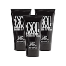 Süper Hotxxl Cream Men Hardener D.lay Enlrgr 3 Adet 50 Ml Erkeklere Özel Krem