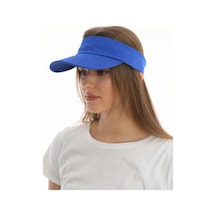Uv Koruyuculu Unisex Siperlikli Mavi Şapka Mavi