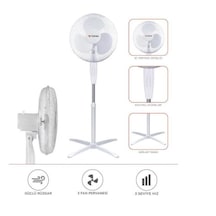 Torima SF-04 16'' Ayaklı Portatif 55 W 3 Kademe 3 Pervaneli Vantilatör