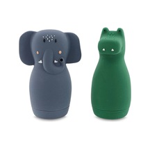 Trixie Mrs. Elephant & Mr Crocodile Su Sıçratan Hayvanlar Banyo Oyuncağı 37-676 Belirtilmemiş