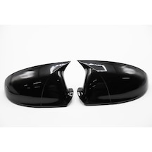 Hyundai Elantra 2011-2015 Sinyalli Piano Black Batman Yarasa Ayna Kapağı