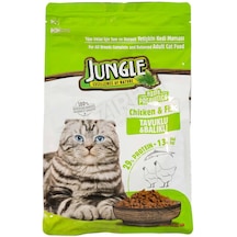 2 Adet Jungle Tavuklu Balıklı Yetişkin Kedi Maması 1.5 Kg