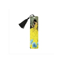 Baharın Vaadi Majorie Miller Baskılı, Püsküllü Kitap Ayracı Hediyelik Bookmark,ayraç-108