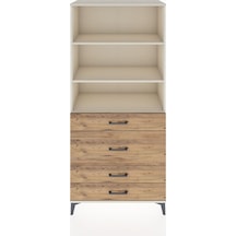 Hyperion Dolap 3 Raflı 4 Çekmeceli 88x44x195 Aytaşı-çam Aytaşı Hyperion Dolap 3 Raflı 4 Çekmeceli 88x44x195 Aytaşı-çam Aytaşı
