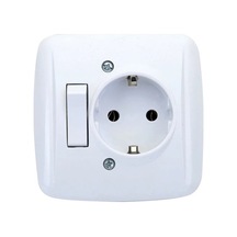 Depa Anahtarlı Top. Duvar Prizi - S/a - Beyaz - 220 Volt - 81302