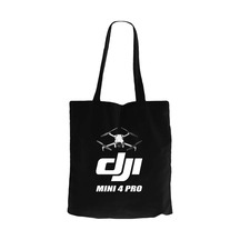Dji Mini 4 Pro Siyah Fermuarlı Bez Çanta Gabardin