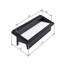 BOSCH F026400128 Hava Filtresi İ10 08-11 1.1 CRDI
