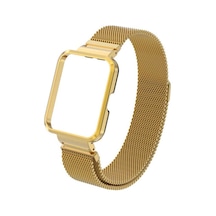 Xiaomi Redmi Watch 2 Lite Uyumlu Krd-58 Metal Zore Kordon-kırmızı
