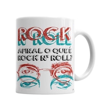 Afinal O Que E Rock'roll Kupa Bardak Porselen Karışık
