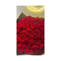 99 Lu Gül Buketi Kırmızı - 909990064 Kırmızı