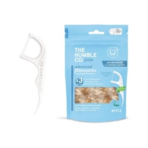 Humble Advanced Floss Picks Kürdanlı ve Florürlü Diş İpi 40'lı