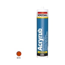 Soudal Acryrub Silikonize Mastik Kahverengi 500 Gr 417561