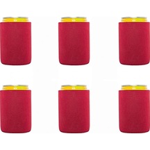 6 Adet Bira Kutusu Soğutucu/kılıf Yumuşak Yalıtımlı Yeniden Kullanılabilir Tutucu Ed Çok Renkli