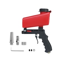 Kumlama Tabancası Ayarlanabilir Kumlama Makinesi El Pnömatik Patlatma Tabancası Seti Y Tabancası 90psi Havalı El Aletleri 56531054