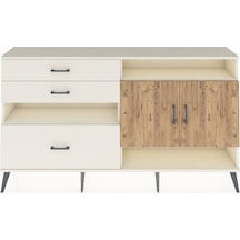 Arges Konsol 4 Raflı 3 Çekmeceli 2 Kapaklı 176x30x99 Aytaşı-çam/a Aytaşı-çam/aytaşı