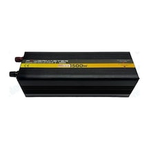 24 V Volt 1500 W Watt Modifiye Sinus İnverter İnvertör 24-220 V Çevirici Dönüştürücü Dijital Ekranlı
