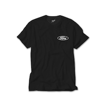 Ford Logo Text Siyah Tişört Siyah