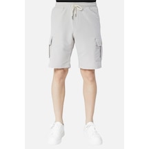 Beli Lastikli Kargo Cepli Standart Fit Bağcıklı Erkek Şort C360 001