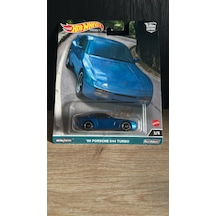 Hot Wheels Premium 89 Porsche 944 Turbo Mavi