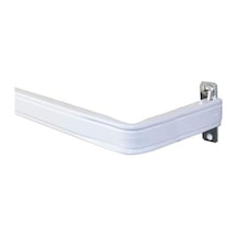 Rod Desyne Kbx3018 Kilit Dikişi 7,62 Cm Perde Çubuğu, 45,76-71,12 Cm, Beyaz 50 x 22