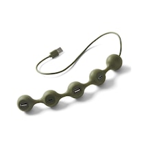 Lexon Peas Hub 2 USB Çoğaltıcı Haki