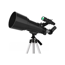 400 X 70 Mm Açıklıklı Refrakter Teleskoplar 15x - 150x Telefon Adaptörlü Reflex