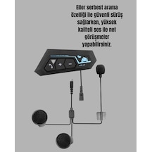 Cosmotex Bt22 Motosiklet Kask İçi Bluetooth Kulaklık İnterkom Destekli