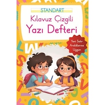 Kılavuz Çizgili Yazı Defteri Küçük Boy - Turuncu - Rxlu-601483