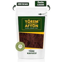 Yörem Afyon Üstün Lezzetli Bol Köpüklü Halis Türk Kahvesi 250gr.